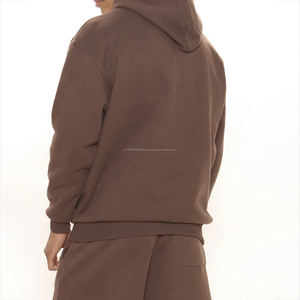 Sweat à capuche surdimensionné de haute qualité en gros personnalisé, poids lourd, 500 g/m², en molleton de coton, best-seller, sweat à capuche pour hommes - Product Image 4