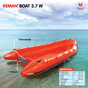 Bateau en PE durable 3,7 m // Bateau en PE rotomoulé // Performance anti-ondes // Bateau en polyéthylène - Product Image 4