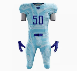 Maillot de football américain personnalisé en gros pour jeunes, ensemble uniforme de football américain unisexe - Product Image 5