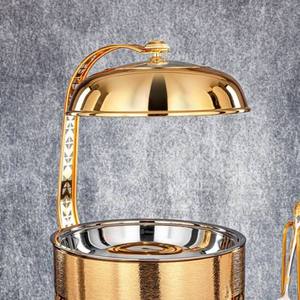 Premium Rectangular Silver Chafing Dish Mirror Finish Stainless Steel <b>Buffet</b> Food Warmer Luxury Catering <b>Server</b> Single Unit - Product Image 6