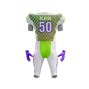 Uniforme de football américain de qualité supérieure, couleur personnalisée, 100% polyester, séchage rapide, vêtements de sport, vente chaude, équipe Lamar Jackson - Product Image 5