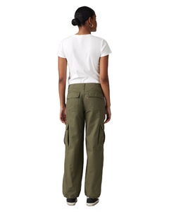 Fashion Pocket Legging <b>Trousers</b> for Women <b>Drawstring</b> Casual Woman High Waist Cargo Plus Size Long Pants - Product Image 3