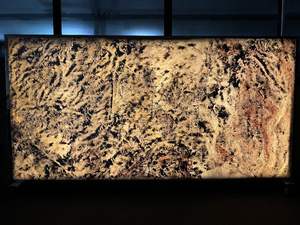 Revestimiento de Piedra Flexible de Cobre Translúcido, 2 mm de Grosor, Decoración Rústica para Paredes Interiores/Exteriores, Piedra Natural Retroiluminada - Product Image 4