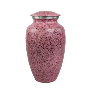 Urne funéraire en métal pour cendres humaines, style européen classique, récipient commémoratif de 10 pouces - Product Image 3