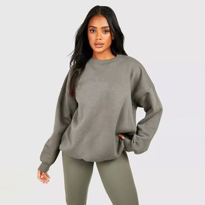 Sweat-shirts oversize tendance pour femmes, manches longues, logo personnalisé, 100% coton, tissu doux d'hiver, coupe confortable - Product Image 6