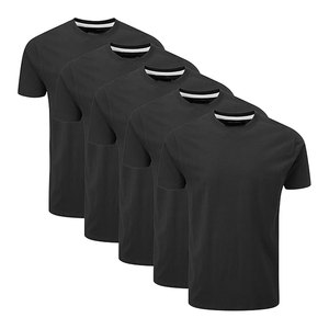 Paquete de 5 Camisetas de Cuello Redondo para Hombre, Algodón Suave y Transpirable, Manga Corta Informal, Corte Clásico, Camiseta Interior, Prenda Básica Esencial para el Día a Día - Product Image 5