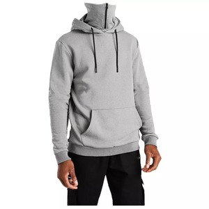 Sweat à capuche personnalisé avec logo, masque intégré, manches longues, pour homme - Product Image 4