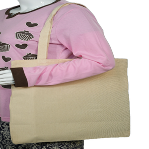 100% Cotton Canvas Heavy-Duty <b>Extra</b>-<b>Large</b> Zipper Closure Hand Length Handle Eco-Friendly Multi-Purpose <b>Tote</b> <b>Bag</b> with Custom Logo - Product Image 1