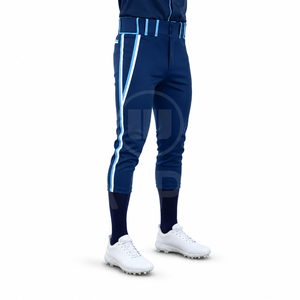 Custom Printed Baseball Trousers Breathable Moisture Wicking Four-Way Stretch Durable 100% Polyester Baseball Uniform Bottoms - Product Image 3