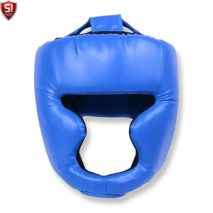 Casco de Boxeo de Cuero Genuino Premium, Protector de Cabeza Ligero, Transpirable, Personalizado, de Alta Calidad, SUMROOS, con Ventilaciones de Aire hasta 7 - Product Image 1