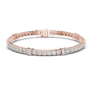 Bracelet Tennis en Argent Sterling avec Diamants Moissanite en Gros, Bijoux de Luxe Givrés, Bracelet de Mode au Design Personnalisé - Product Image 1