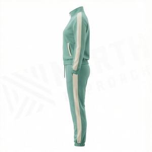 Conjunto deportivo retro para mujer de marca privada, ropa deportiva para athleisure, proveedor de fábrica OEM al por mayor - Product Image 3