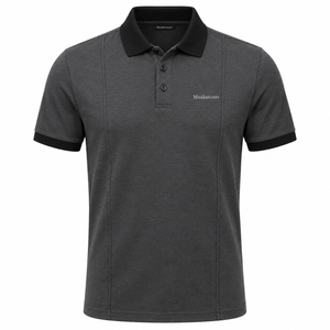 Ropa Casual para Hombre, 100% Algodón Tejido, Manga Corta, Transpirable, de Secado Rápido, Bicolor, Personalizado con Transferencia Térmica - Product Image 5