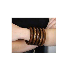 กำไลข้อมือไม้คุณภาพสูง J N Crafts สำหรับผู้หญิง สาวๆ เครื่องประดับแฟชั่นเทียม ดีไซน์ใหม่ สำหรับทุกเพศ งานปาร์ตี้แบบดั้งเดิม - Product Image 1