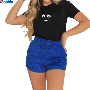 Conjunto Deportivo de Verano Estilo Hip Hop para Mujer, Ecológico, de Secado Rápido, Transpirable, Informal, Camiseta Corta hasta la Rodilla, Estilo Vintage - Product Image 2