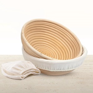 ตะกร้าหวายใส่ขนมปังแบบพรีเมี่ยมชามหวายส่งออกจำนวนมาก - Product Image 1