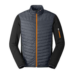 Stylish <b>Slim</b> <b>Fit</b> Coated Canvas Stand Collar Breathable Customized Puffer <b>Jacket</b> for Men - Product Image 4