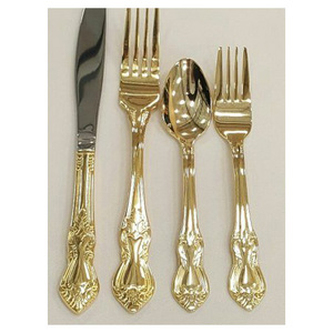 ชุดช้อนส้อมสแตนเลสสตีลขัดเงา ดีไซน์ทันสมัย สำหรับโต๊ะอาหารที่บ้านและครัว - Product Image 2