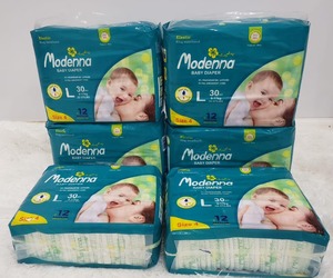 Couches jetables super absorbantes pour bébé avec tissu respirant et ceinture flexible pour un confort quotidien - Product Image 1
