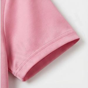 T-shirt en satin pour femme, style décontracté, manches courtes, col rond, respirant, motif uni, couleur personnalisable - Product Image 6