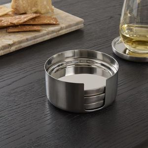 Ornamental Metal Cup Coaster <b>Set</b> Designed For <b>Tea</b> Coffee Cocktails And Elegant Furniture Protection With Premium - Product Image 6