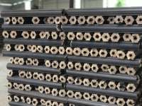 Fabricants de charbon de bois de briquette de sciure hexagonale en gros pour le charbon de bois de BBQ/narguilé/shisha