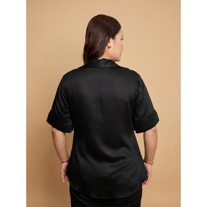 เสื้อเชิ้ตลำลองพิมพ์ลายสำหรับผู้หญิง ผ้าเนื้อนุ่มเพื่อความสบายในชีวิตประจำวันและสไตล์ทันสมัย - Product Image 2