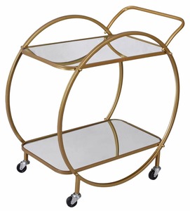 Metal Bar Cart On Wheels <b>Serving</b> Cart Tea <b>Trolley</b> Clearing <b>Trolley</b> Kitchen Cart <b>Trolley</b> - Product Image 2