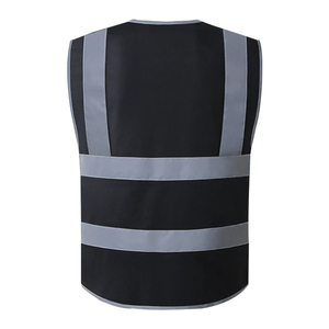 Gilet haute visibilité réfléchissant coupe-vent pour homme, léger, en toile imperméable, séchage rapide, respirant - Product Image 2