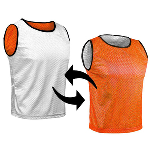 100% Polyester Mesh Sports <b>Bibs</b> Mesh Soccer <b>Training</b> Gear Style Sports Team Wear Soccer Sleeveless Jersey - Product Image 6