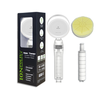 Pommeau de douche filtrant chlore et sédiments Ionpolis Family Bathroom Water Edition pour une pureté quotidienne