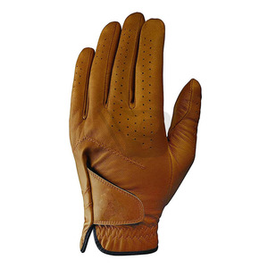 Gants de golf en peau de mouton respirants de haute qualité, dernière mode, avec logo brodé à motif tendance pour hommes - Product Image 5