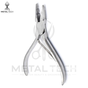 Pince multifonctionnelle à 3 trous en acier inoxydable pour l'élimination des extensions capillaires, outil de salon pour l'ouverture et le déchirage des micro-anneaux - Product Image 3