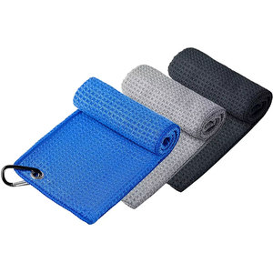 ผ้าไมโครไฟเบอร์หนานุ่มแบบวาฟเฟิลสำหรับเช็ดและขัดหัวไม้กอล์ฟเพื่อการขัดเงาที่เหนือกว่า - Product Image 1