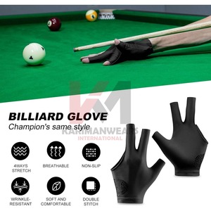 Gants de billard pour distributeurs, gants de billard légers, adhérence sécurisée, tissu flexible, approvisionnement en gros, directement de l'usine - Product Image 3