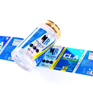 Étiquettes adhésives en rouleau personnalisées, imperméables et résistantes à l'huile, pour bouteilles de nourriture et de boissons - Product Image 5