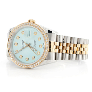 Reloj de Lujo con Bisel de Moda, Esfera de Cristal, Correa de 20mm, Acero Inoxidable, Estilo Hip Hop, con Diamantes Moissanite VVS - Product Image 2