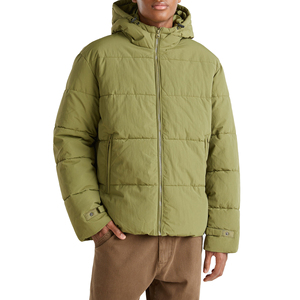 Custom Men's Hooded Collar <b>Winter</b> <b>Waterproof</b> Padded Bubble <b>Jacket</b> Quilted Outdoor Custom Puffer <b>Jacket</b> For Men - Product Image 1