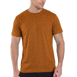 เสื้อยืดผ้าฝ้ายแท้สำหรับผู้ชาย ทรงพอดีตัว คอกลม ใส่สบาย เหมาะสำหรับฤดูร้อน - Product Image 1