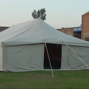 เต็นท์ทะเลทรายดีลักซ์ ผ้าแคนวาสฝ้าย 100% – เต็นท์กันน้ำหลายชั้น ทนลม สำหรับตั้งแคมป์ แกลมปิ้ง และกิจกรรมกลางแจ้ง - Product Image 1