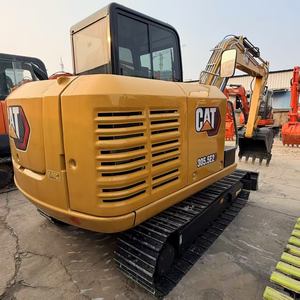 Miniexcavadora CAT 302.7 con orugas amarillas, excavadora CAT - Product Image 5