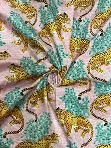 Block Print Traditional Jaipuri Cotton Cambric 60x60 Fabric Lightweight for Curtains & <b>Bags</b> - Product Image 4