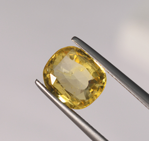 Natural Yellow Sapphire Cushion 3.80 cts 10X9X4 mm Loose Yellow Sapphire For Jewelry Making - Product Image 4