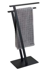 Porte-serviettes classique en fer, idéal pour les intérieurs de salle de bain, offrant un rangement suspendu, construction durable, design intemporel, utilitaire pour la maison - Product Image 6