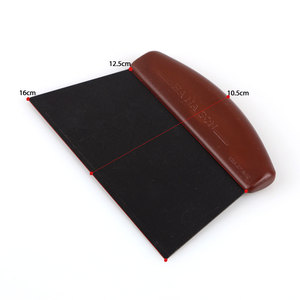 Grattoir à pâte trapézoïdal en acier inoxydable premium avec revêtement, lame de 16 cm, manche en plastique, accessoires de cuisine, lavage à la main - Product Image 6