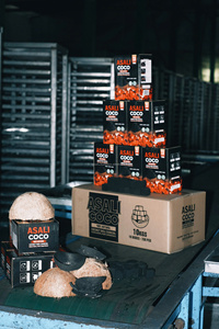 Cubos de Carbón para Hookah/Shisha de Coco sin Chispas, 25mm 26mm 27mm, con un 2.5% o menos de ceniza, Combustión Limpia y Duradera - Product Image 4