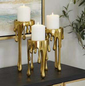 Elegante candelabro moderno de aluminio de 11.8 pulgadas para decoración de mesa en bodas y espacios habitables al mejor precio. - Product Image 3
