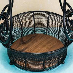 Cesta de Almacenamiento Rectangular de Alambre Metálico con Frente Abierto, Organizador para Despensa y Hogar - Product Image 5