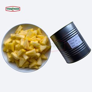 Morceaux d'ananas Queen 565g 830g 3000g 12 boîtes par carton OEM Marque privée Usine du Vietnam - Product Image 4