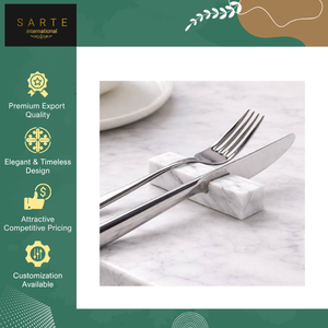 Venta al por mayor de cubiertos de lujo hechos a mano, ecológicos, aptos para lavavajillas, de mármol, con posavasos personalizables. - Product Image 2